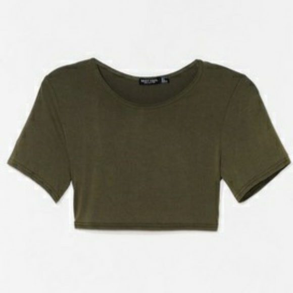 NWT Nasty Gal Wait Up Crop Top - Picture 1 of 5